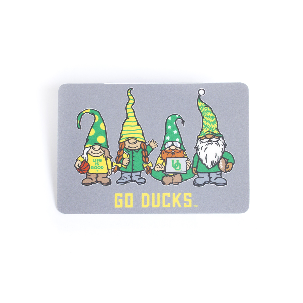 Ducks Spirit, Blue 84, Grey, Stickers, Gifts, 3"x4", Four Gnomes design, 754028
